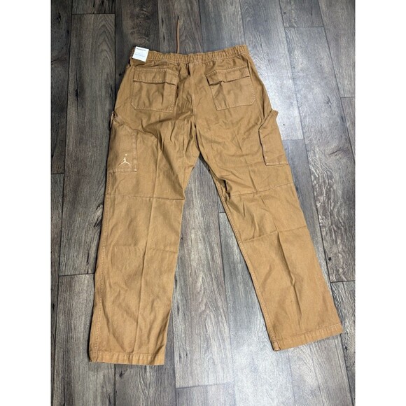 Nike Jordan Flight Washed Chicago Cargo Pants Brown FN6364-231 $120 Men’s Sz L - Picture 10 of 10